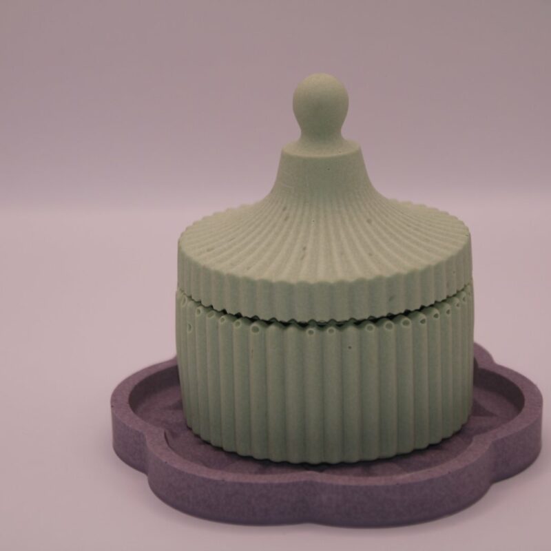 סט נר דגם קרקס + תחתית מעוצבת לבחירה