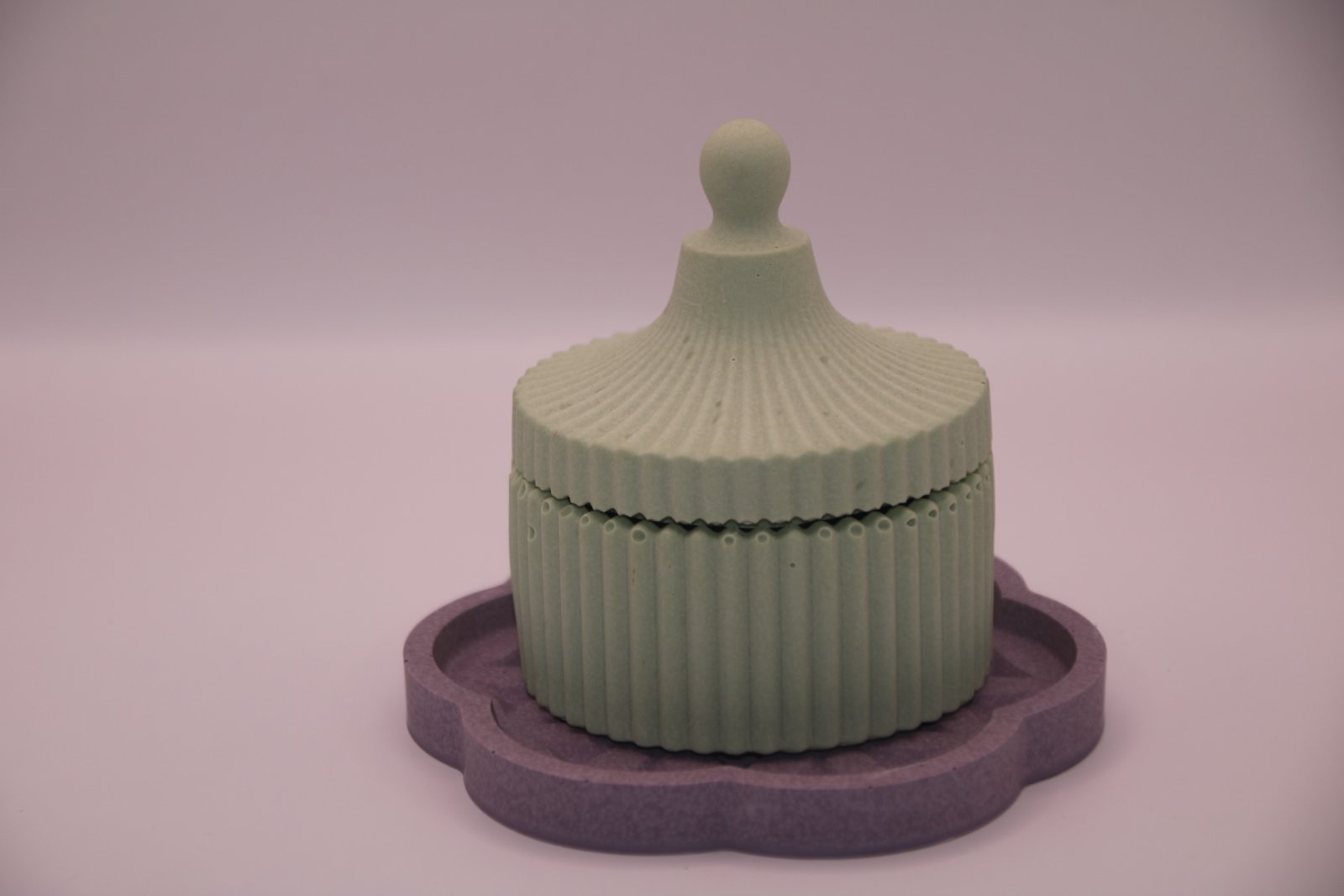 סט נר דגם קרקס + תחתית מעוצבת לבחירה